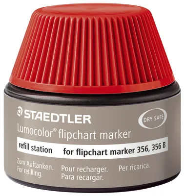 Produktbild von STAEDTLER Nachfülltinte Flipchartmarker rot