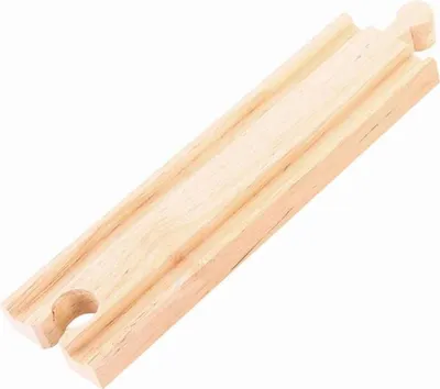 Produktbild von BigJigs Holz Eisenbahn mittlere gerade Schienen Set - Spielzeug