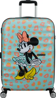 Produktbild von American Tourister Trolley Wavebreaker Disney Spinner 67 / 24 TSA Disney FL Minnie Pastel Dots türkis