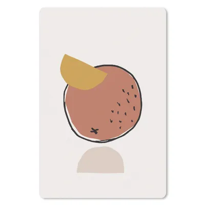 Produktbild von MuchoWow® Mauspad Mousepad Sommer - Kokosnuss - Braun 18x27 cm - Mousepads - Maus Mat - Pad - Mausunterlage