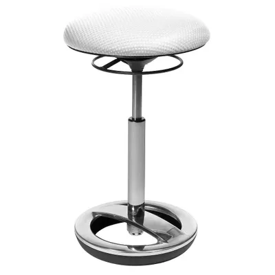 Produktbild von Topstar Stehhilfe ergonomisch SITNESS HIGH BOB Sitz-Steh-Hocker, Arbeitshocker höhenverstellbar bis 110 kg belastbar, Sitzhöhe 49 - 70 cm Stoff