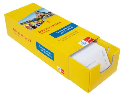 Zdjęcie produktu dla Découvertes Série jaune 1. Vokabel-Lernbox