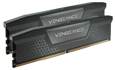 Produktbild von DIMM 32 GB DDR5-6400 (2x 16 GB) Dual-Kit (schwarz, CMK32GX5M2B6400C32, Vengeance, INTEL XMP)