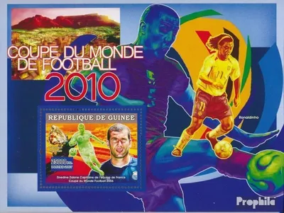 Produktbild von Briefmarken Guinea 2007 Mi Block 1172 (kompl. Ausgabe) postfrisch Fußballauftakt 2010