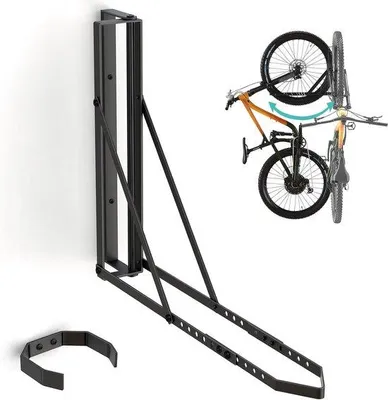 Produktbild von Fietswandhalterung – Platzsparende Fahrradaufbewahrung für die Garage – Einfaches Beladen und Entladen – Vemera