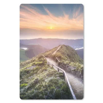Produktbild von MuchoWow® Mauspad Mousepad Berge - Sonne - Natur 18x27 cm - Mousepads - Maus Mat - Pad - Mausunterlage