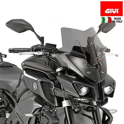 Zdjęcie produktu dla Szyba przednia GiVi przyciemniana 360 x 360 mm do Yamaha MT-10 (16-19) ABE