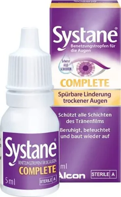 Zdjęcie produktu dla Systane kompletne krople nawilżające do oczu, roztwór 5 ml