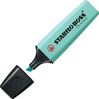 Obrázok produktu pre Zvýrazňovač - STABILO BOSS ORIGINAL Pastel - jednoduchá ceruzka - jemná tyrkysová