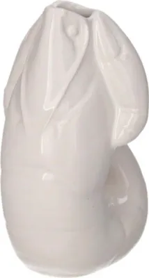 Produktbild von Gift Company Madame Crevette Hummer Vase XS weiss 14cm