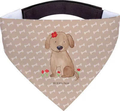 Produktbild von Mr. & Mrs. Panda Hunde Halstuch Hund Dame - Hundeglück - Geschenk, Liebenswert, Hundebesitzer, Bandana, Dreieckstuch, Hals Tuch, Für, Sprüche, Liebe, Flauschig