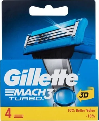 Immagine prodotto di Lama di ricambio Mach3 Turbo 3D per uomo 1 - Gillette