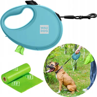 Immagine prodotto di WAUDOG R-leash Guinzaglio automatico per cani, blu, taglia S