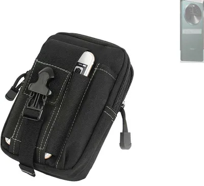 Produktbild von K-S-Trade Gürtel Tasche kompatibel mit Oppo Find X6 Gürteltasche Holster Schutz Hülle Handy Hülle Smartphone outdoor Handy-Hülle schwarz