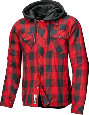 Produktbild von Held Lumberjack II Motorrad Textiljacke, schwarz/rot, 3XL