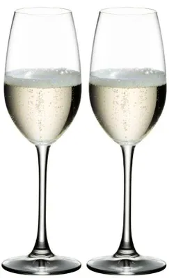 Produktbild von Riedel Ouverture Champagner, Champagnerglas, Sektglas, hochwertiges Glas, 260 ml, 2er Set, 6408/48