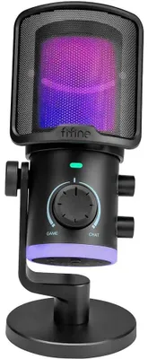 Obrázok produktu pre Plošný mikrofón FIFINE AM6 RGB - čierna