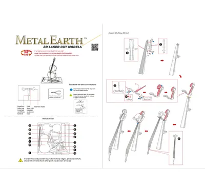 Obrázek produktu pro METAL EARTH 3D Puzzle Kontrabas