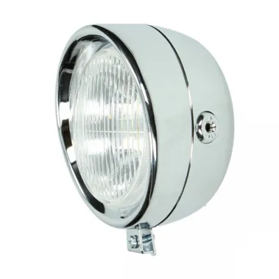 Produktbild von DMP Scheinwerfer vorne rund classic chrom kompatibel mit Puch Maxi