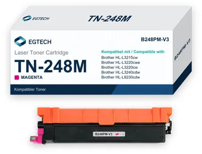 Produktbild von Toner kompatibel mit Brother TN-248M Magenta HL-L8240cdw HL-L8230cdw HL-L3220cw
