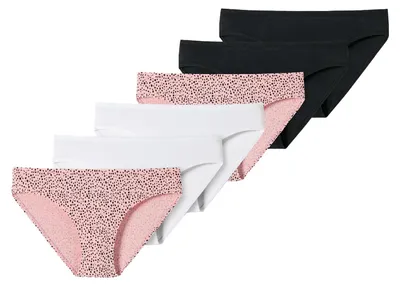 Produktbild von Mädchen Slip 6-Pack 95/5 Organic Baumwolle - sortiert 6 - Größe 176