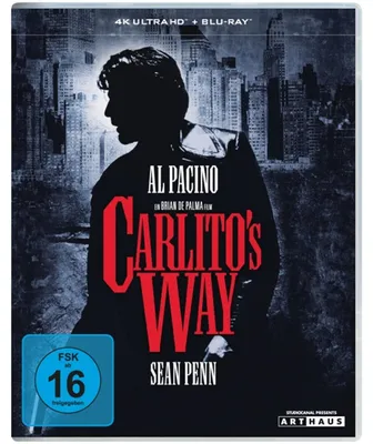 Produktbild von PLAION Carlito's Way (4K-UHD+Blu-ray), Film, Blu-ray, Deutsch, Englisch, 144 min, Carlito's Way, Thriller