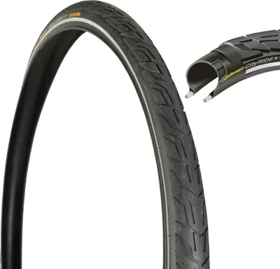 Image de Continental Ride City E-25 Clincher Tyre 28 Reflex noir Largeur de pneu 37-622 | 28x1,40