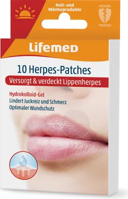 Produktbild von Lifemed® Herpespflaster, Patches, Transparent, 10 Stück