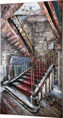 Obrázok produktu pre Casablanca by Gilde Sonstige Bilder Tajomné schodisko, ručné spracovanie V. 120 cm,38073