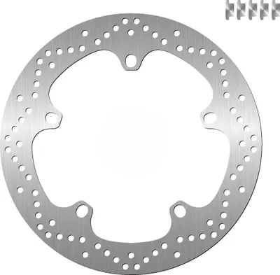 Productafbeelding van NG BRAKES remschijf rond, vast