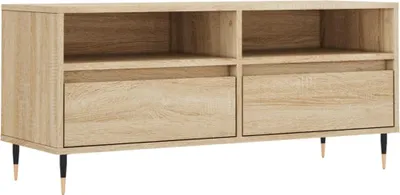 Obrázok produktu pre vidaXL TV skrinka Sonoma dub 100x34,5x44,5 cm odvodený výrobok z dreva