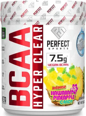 Produktbild von Perfect Sports BCAA Hyper Clear (310g) Intense Hawaiian Pineapple - Aminosäuren - BCAA