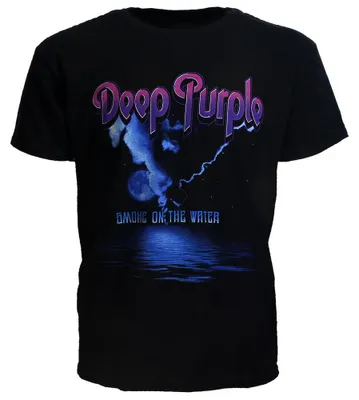Immagine prodotto di Tieflila Rauch auf dem Wasser T-Shirt | Klassischer Rock-Merch - M