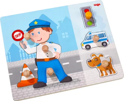 Produktbild von Haba Greifpuzzle Polizeieinsatz