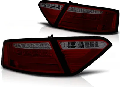 Obrázok produktu pre Zadné LED svetlá pre Audi A5 Coupe Sportback rok 07-11 červená/dymová