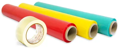 Produktbild von Set aus 3 Farbfolien mit Transparenter Klebeband für Verpackungen