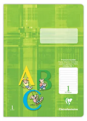 Produktbild von Clairefontaine Heft A4 Premium lini 1 Schulj 32Bl
