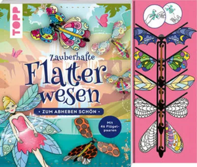 Obrázok produktu pre Zauberhafte Flatterwesen. Zum Abheben schön: über 40 fliegende Schmetterlinge, Bienen, Feen und Drachen