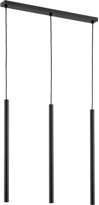 Productafbeelding van Hanglamp COLLET, zwart, 3xG9x10W, metaal, afmetingen: 100x4x60cm, IP20, merk: Alfa