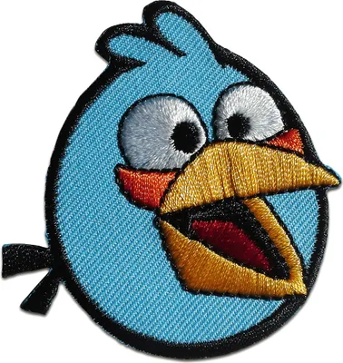 Produktbild von Angry Birds Comic Kinder - Aufnäher, Bügelbild, Aufbügler, Applikationen, Patches, Flicken, Zum Aufbügeln, Größe: 5,8 x 5,6 cm