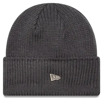 Zdjęcie produktu dla New Era Winter Cap Wide Cuff Beanie - MERINO charcoal