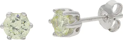 Produktbild von JuwelmaLux Ohrstecker 925/000 Sterling Silber mit Cubic Zirkonia hellgün JL39-06-0755