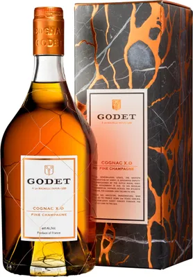 Produktbild von Godet Cognac X.O Fine Champagne 40% Vol. 0,7l in Geschenkbox