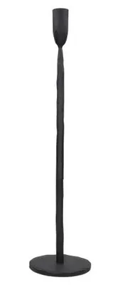 Obrázok produktu pre Kandlestr Pomax Lizzie, kov, čierna, priemer 10 cm, výška 40 cm