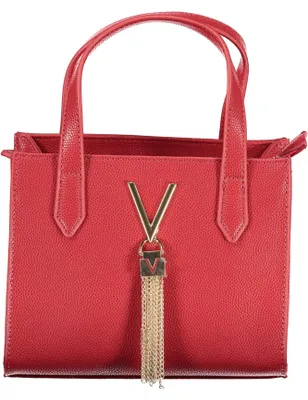 Produktbild von Elegante Rote Damentasche mit Schultergurt und Kontrastdetails