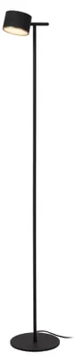 Zdjęcie produktu dla Lampa stojąca podłogowa minimalistyczna czarna reflektorek ściemnialna do salonu sypialni 130 cm ciepła barwa LED 8W GIAN Lucide