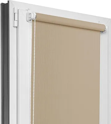Produktbild von Estika Rollo ohne bohren - 40 x 150 cm - Beige - für Fenster Klemmfix Montage