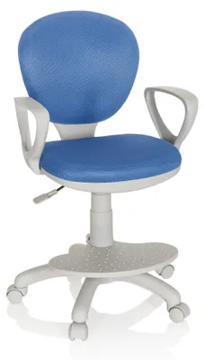 Produktbild von hjh OFFICE Kinderdrehstuhl KID COLOUR G1 Schreibtischstuhl für Kinder höhenverstellbar mit Armlehnen Stoff