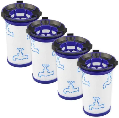 Produktbild von Ersatzfilter für Rowenta Air Force 360 Staubsauger, 4er Set Staubsauger Filter und Reinigungsbürste, Waschbarer HEPA Filter für RH9037 und RH9051WO, Kompatibel mit ZR009001