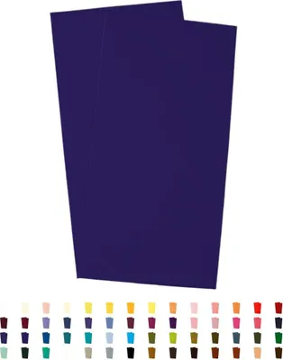 Produktbild von Sandras-Bastelladen Kerzen Verzierwachsplatten 2er Set - 200 x 100 x 0,5mm Ultramarin